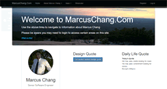 Desktop Screenshot of marcuschang.com